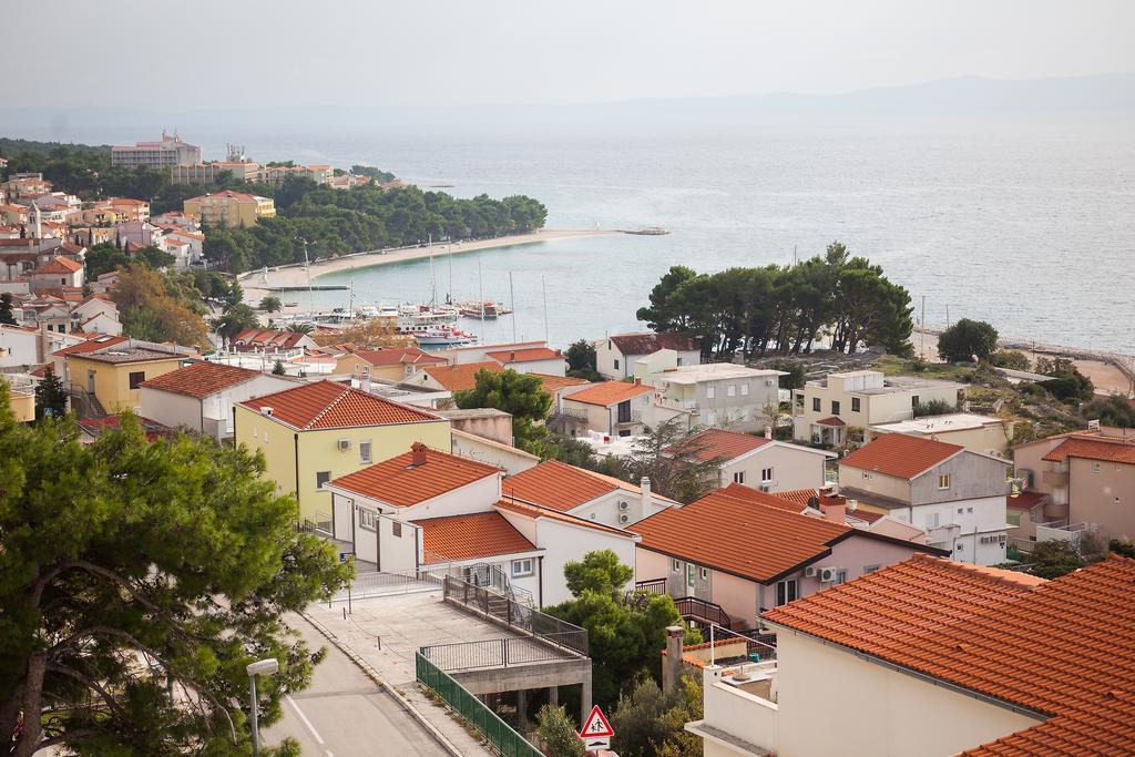 New Gallery Apartment With Beautiful View Baška Voda Kültér fotó