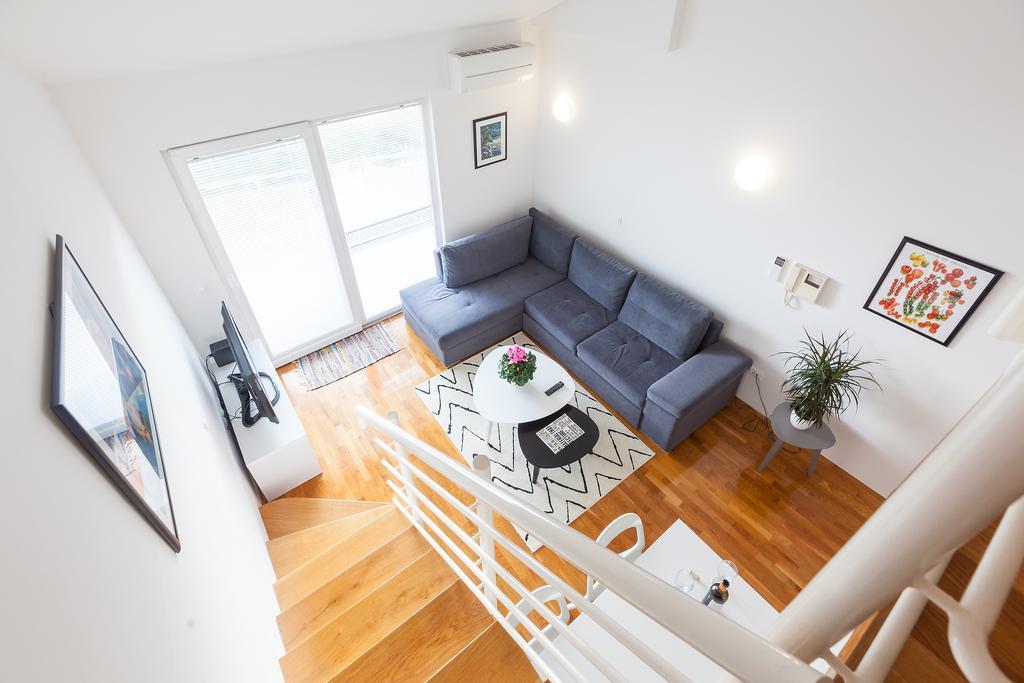 New Gallery Apartment With Beautiful View Baška Voda Kültér fotó